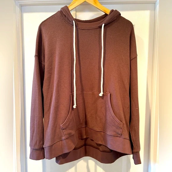Aerie cozy waffle hoodie - Picture 4 of 4